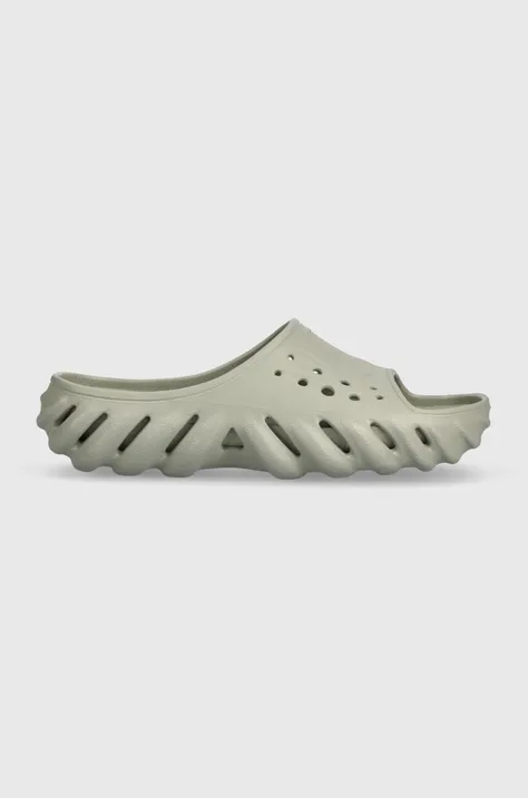 Παντόφλες Crocs 208170 Echo Slide χρώμα: γκρι 208170