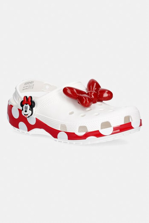 Crocs klapki Minnie Mouse Cls Clg damskie kolor biały 212717