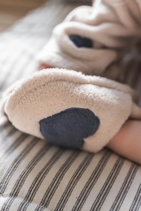 Дитячі тапочки That's mine Miles колір білий 1398