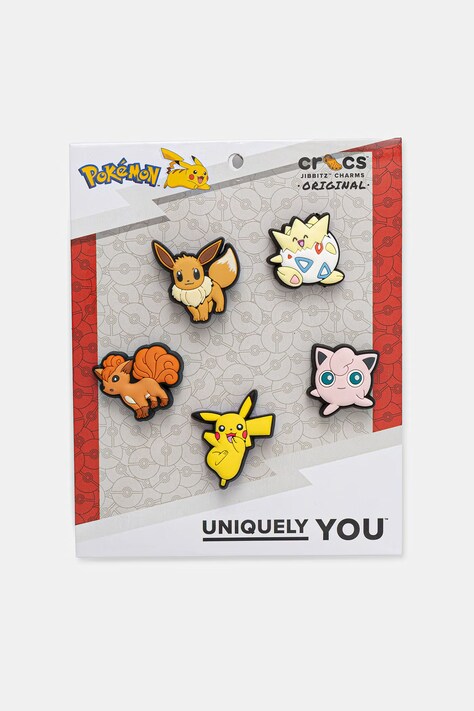 Crocs dziecięce przypinki do obuwia Pokemon Character 5 Pck żółte 10015225