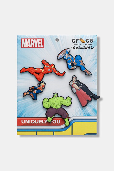Crocs przypinki do obuwia dziecięce Avengers Heroes 5PCk 5-pack kolor multicolor 10015112