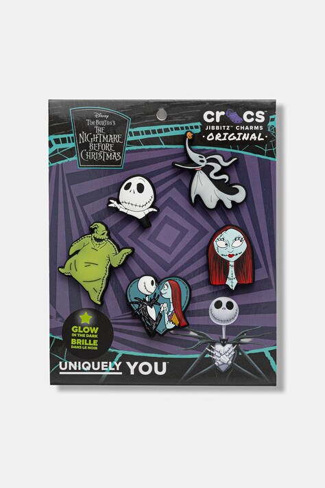 Crocs przypinki do obuwia dziecięce Nightmare Before Xmas 5Pck 5-pack kolor zielony 10015773