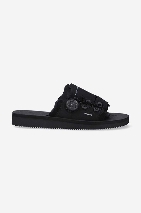 Suicoke papuci LETA-AB bărbați, culoarea negru LETA.AB-BLACK
