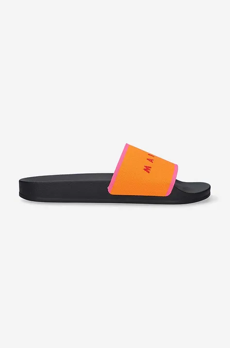 Marni klapki Sandal męskie kolor pomarańczowy SAMR003202.P4547.ZO103-POMARA