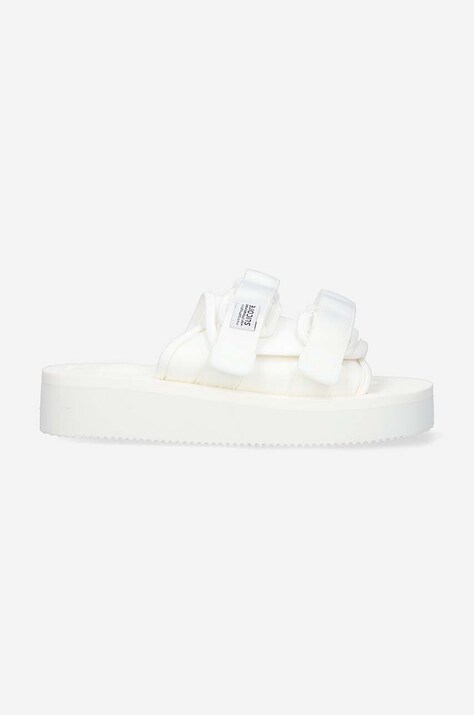 Pantofle Suicoke bílá barva, MOTO.PO-WHITE.