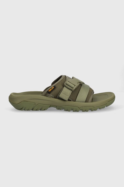 Шльопанці Teva Hurricane Verge колір зелений 1136210-MSR