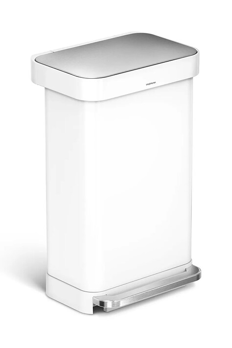Урна для мусора Simplehuman 45 L цвет белый