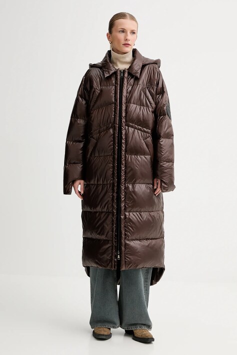 MMC STUDIO kurtka puchowa kolor brązowy RODA.COAT