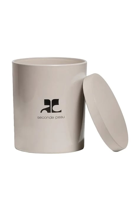 Courrèges świeca zapachowa SECONDE PEAU Bougie parfumée 190 GR kolor beżowy 14C190