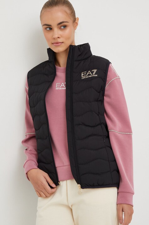 Безрукавка EA7 Emporio Armani женский цвет чёрный переходной