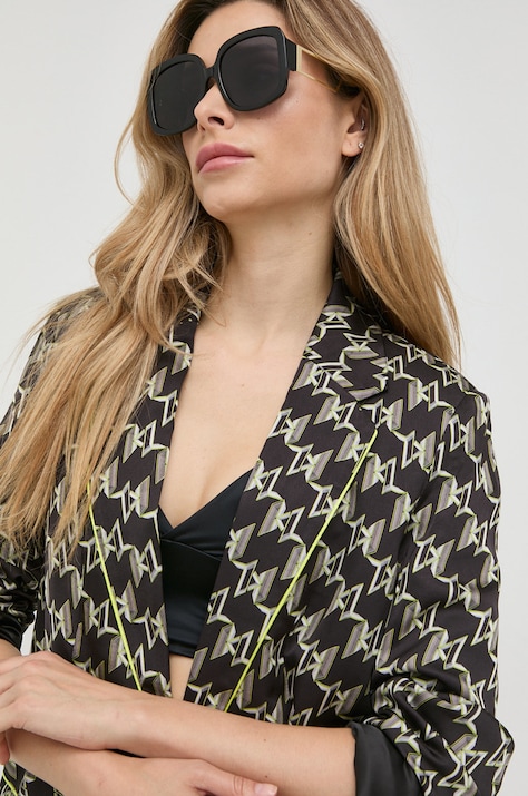 Пиджак Karl Lagerfeld цвет зелёный однобортный узор