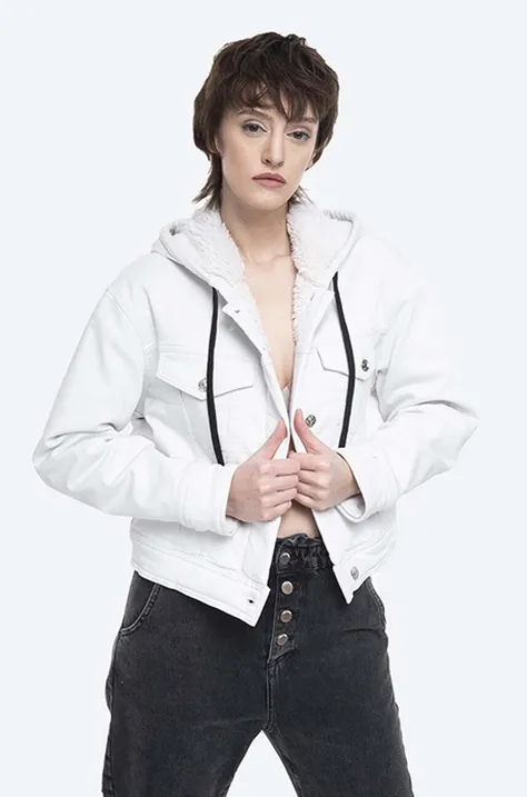 Traper jakna Iceberg za žene, boja: bijela, za prijelazno razdoblje
