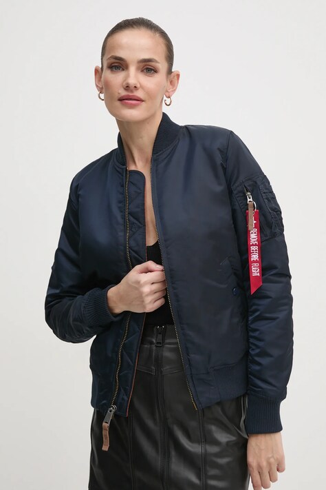 Alpha Industries geacă bomber MA-1 VF 59 femei, culoarea bleumarin, de tranziție 133009.07-navy