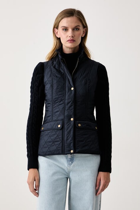 Barbour Bezrękawnik damski Wray Quilted Gilet granatowy LGI0017