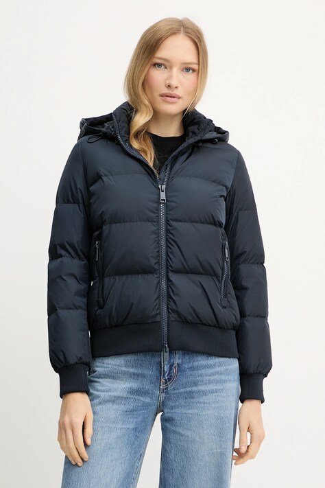 Armani Exchange kurtka puchowa kolor granatowy przejściowa XW000228 AF12286