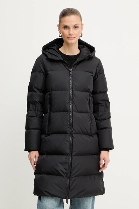 Pernata jakna Armani Exchange boja: crna, za prijelazno razdoblje, XW000251 AF12286