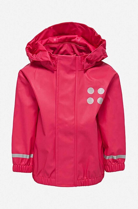 Αδιάβροχο παιδικό μπουφάν Lego χρώμα: ροζ, Kurtka Lego Jane 101 Rain Jacket 19446 364