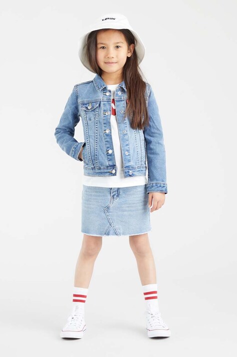Дитяча джинсова куртка Levi's — фото 4