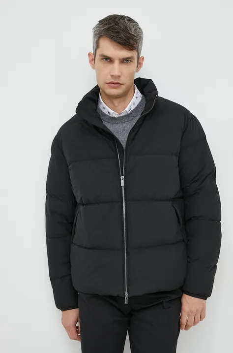 Пухова куртка Emporio Armani чоловіча колір чорний зимова