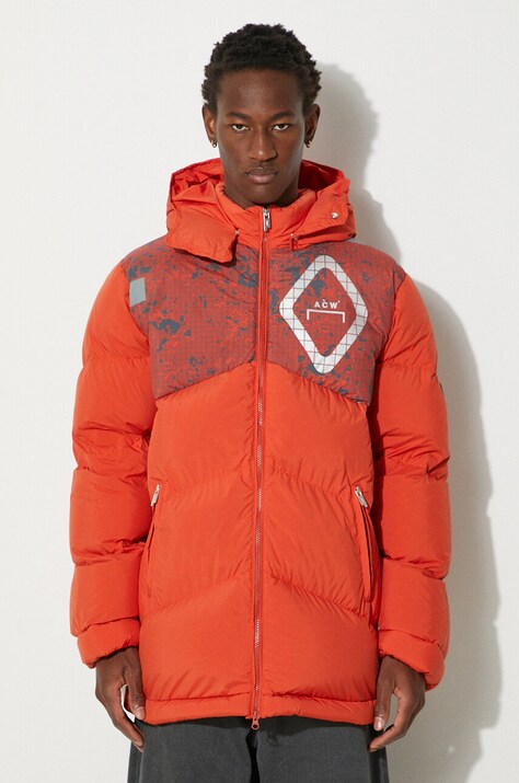 A-COLD-WALL* down jacket Panelled Down Jacket men's orange color