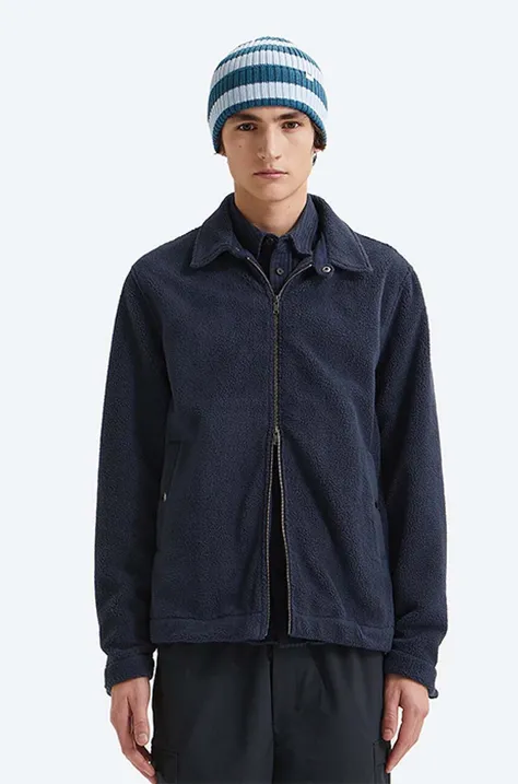 Wood Wood jacket Alister men's navy blue color