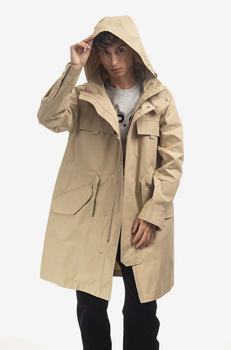 Eπανωφόρι A.P.C. Parka Yael χρώμα: μπεζ F30