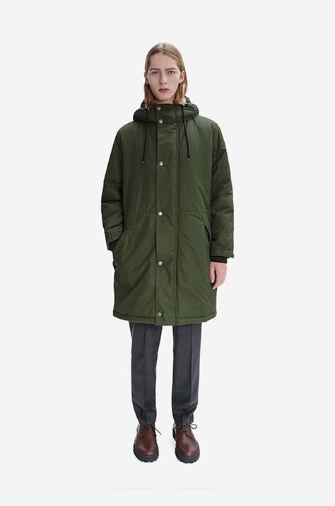Куртка A.P.C. Parka Hector — AA00-KUM0A1, зелений — фото 2