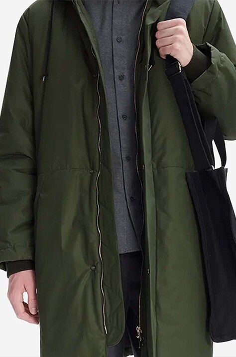 Куртка A.P.C. Parka Hector — AA00-KUM0A1, зелений — фото 6