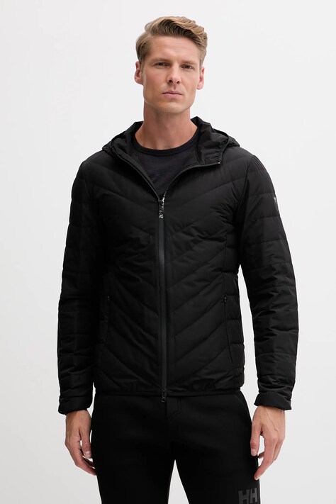 Puhovka EA7 Emporio Armani moška, črna barva