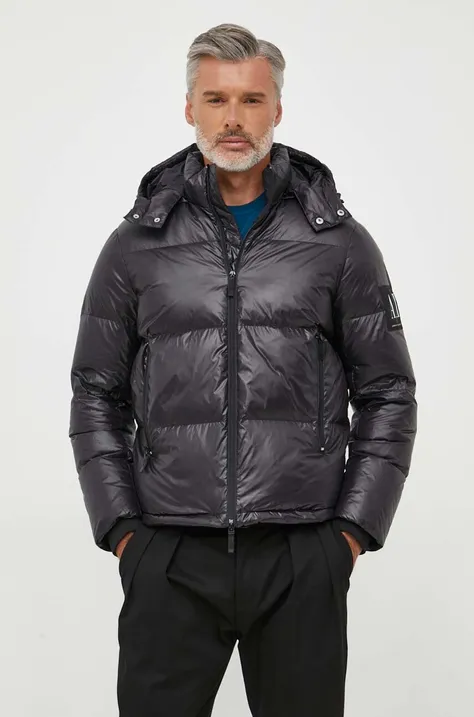 Пухова куртка Armani Exchange чоловіча колір чорний зимова
