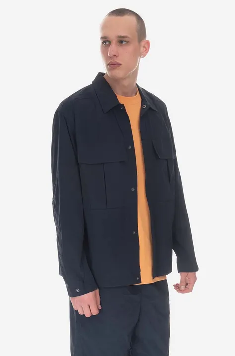 Куртка Wood Wood чоловіча колір синій перехідна 12315301.5066-NAVY