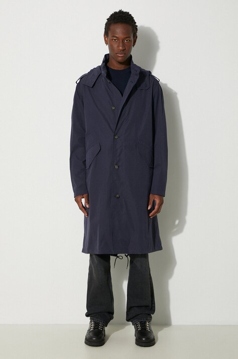 A.P.C. geacă bărbați, culoarea bleumarin, de tranziție COETZ.M30192-MARINE