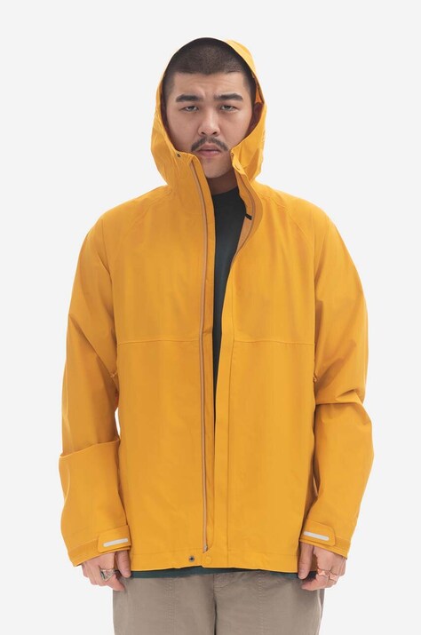Fjallraven geacă de ploaie Hydratic Trail Jacket bărbați, culoarea galben, de tranziție F86984.161-161