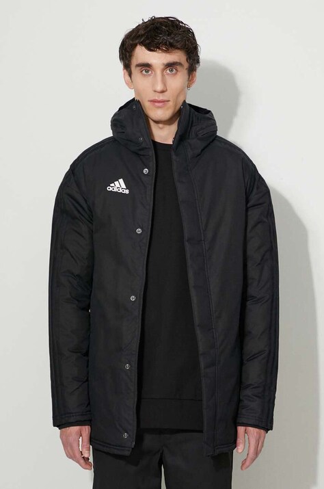 adidas kurtka męska kolor czarny przejściowa BQ6594-CZARNY