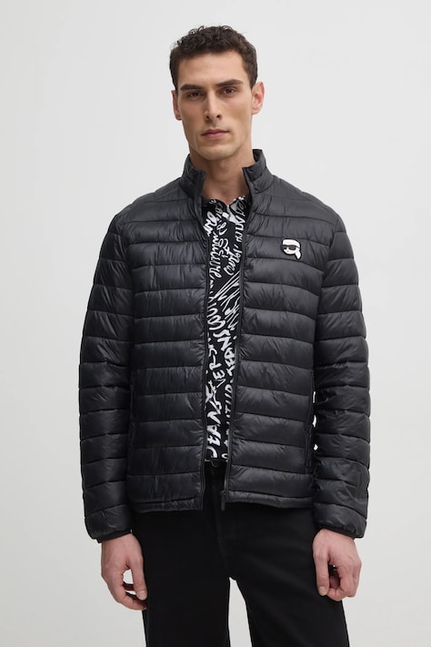 Karl Lagerfeld kurtka kolor czarny przejściowa 500590.505710