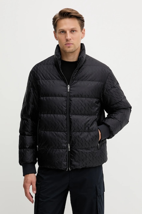 Péřová bunda Armani Exchange černá barva, zimní, XM001580 AF16628
