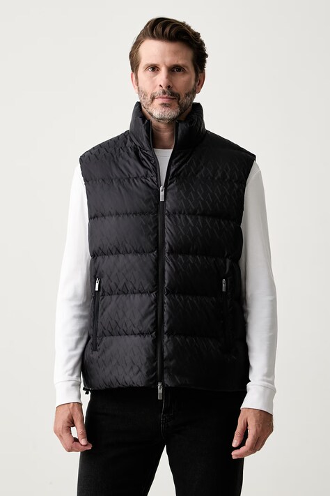 Armani Exchange bezrękawnik puchowy męski granatowy XM001581 AF16628