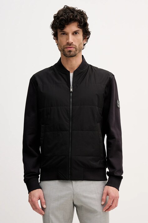 BOSS kurtka bomber kolor czarny przejściowa 50532767