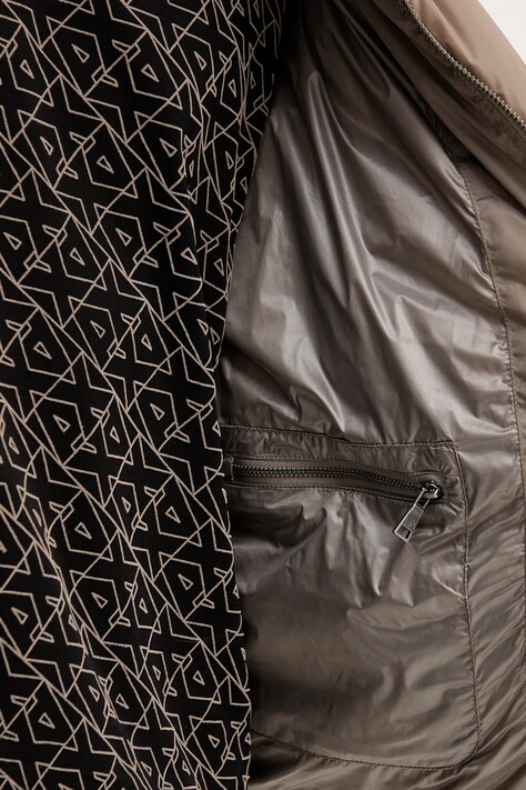 Пухова куртка Armani Exchange — AA00-KUM0TE, коричневий — фото 6