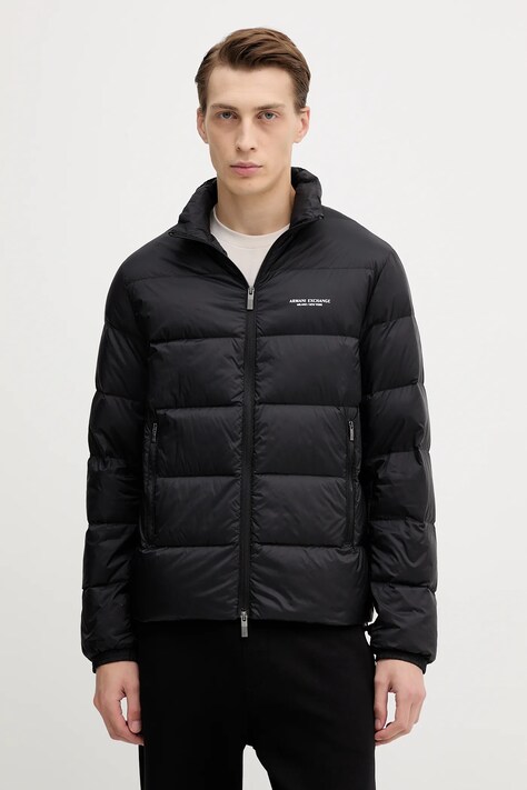 Armani Exchange kurtka puchowa kolor czarny zimowa XM001575 AF16927