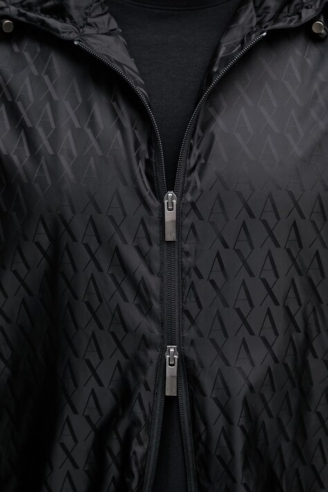 Armani Exchange демісезонна куртка чоловіча — AA00-KUM0TM, чорний — фото 5