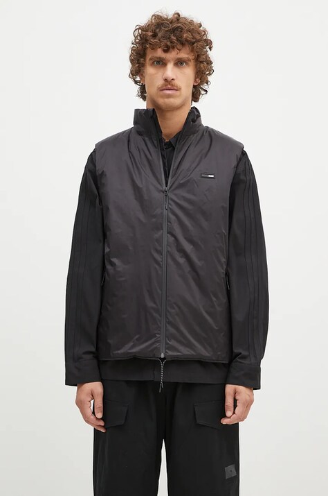 Безрукавка Rains Oadded Nylon Vest цвет чёрный переходная 15460.BLACK-BLACK