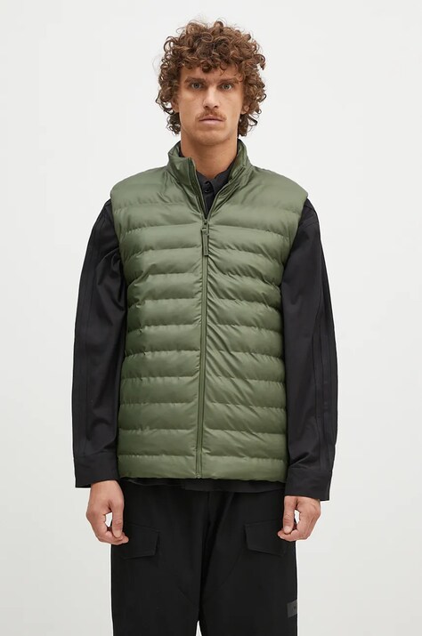 Rains bezrękawnik Trekker Vest 15200 kolor zielony przejściowy 15200.EVERGREEN