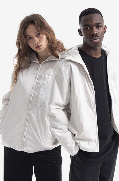 Rains kurtka Drifter Jacket 1532 kolor biały przejściowa oversize 1532.OFFWHITE