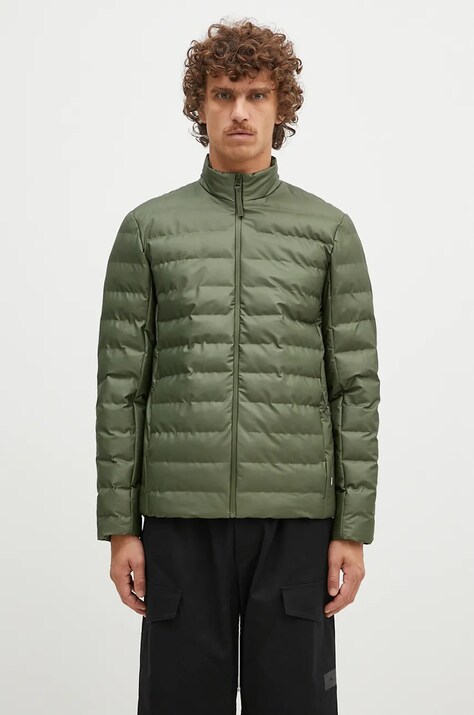 Rains kurtka Trekker Jacket 15430 kolor zielony przejściowa 15430.EVERGREEN