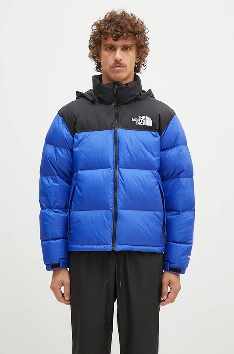 Пухено яке The North Face 1996 Retro Nuptse в синьо зимен модел NF0A3C8DCZ61