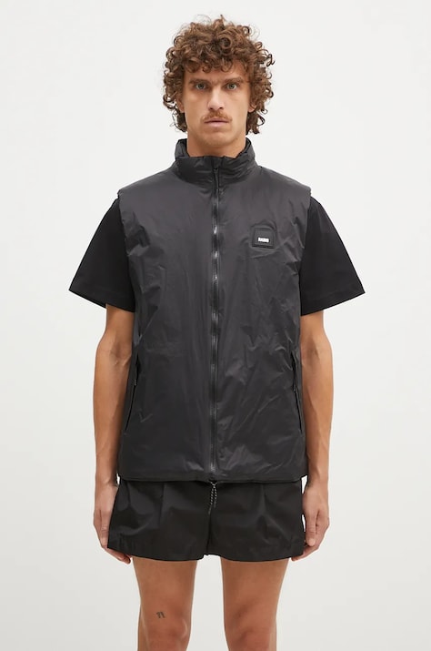 Rains bezrękawnik Fuse Vest 15410 kolor czarny przejściowy 15410-BLACK.