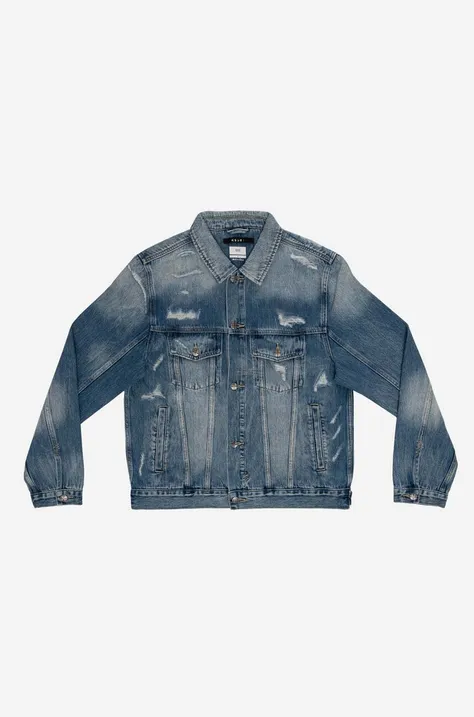KSUBI kurtka jeansowa kolor niebieski przejściowa MSP23JK002-DENIMM