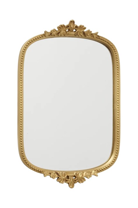 Boltze oglinda de perete 45 x 29,5 cm culoarea galben