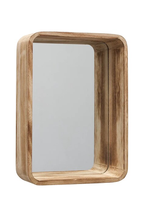 Boltze lustro ścienne Georgina 40 x 30 cm kolor beżowy